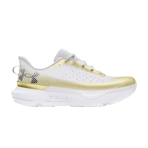 Under Armour Wmns HOVR Infinite Pro 'White Metallic Gold' Blanc/Halo Gris/Or Métallique 3027200 105