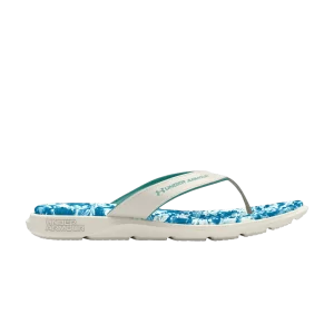 Under Armour Wmns Ignite Pro Slide 'Mday' Baskets Blanc Quartz/Capri/Radial Turquoise 3027855 300