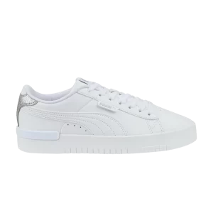 Puma Wmns Jada Distressed 'White Silver' Baskets Blanc/Argent 387621 02