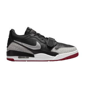 Air Jordan Wmns Jordan Legacy 312 Low 'Black Cement 'Noir/Rouge/Gris Ciment/Argent Métallique FQ7827 006