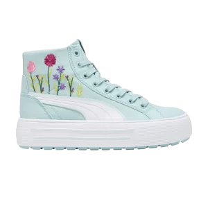 Baskets Puma Wmns Kaia 2.0 Mid 'Floral 'Turquoise Surf/Blanc/Dew Drop 399598 01