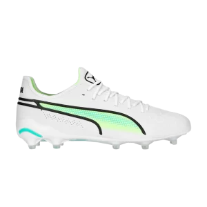 Puma Wmns King Ultimate FG AG 'Pursuit Pack' Baskets Blanc/Noir/Jaune rapide/Menthe électrique 107262 02