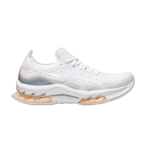 Baskets ASICS Wmns Kinsei Blast 'White Mineral Beige 'Blanc/Beige Minéral 1012B068 101