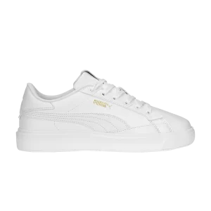 Baskets Puma Wmns Lajla Leather 'White Gold' Blanc 390643 01