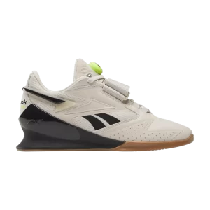Reebok Wmns Legacy Lifter 3 'Stucco Black' Baskets Putty/Noir/Laser lime 100033340