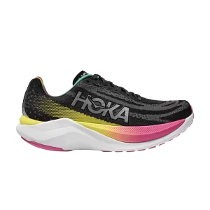 HOKA Wmns Mach X 'Black Rainbow' Baskets Noir/Argent 1141451 BKSV