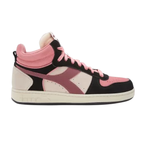 Baskets Diadora Wmns Magic Basket Demi Suede 'Black Silver Peony 'Silver Peony/Noir/Tea Rose 501 179012 D0111