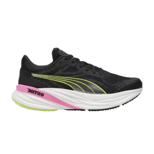 Baskets Puma Wmns Magnify Nitro 2 'Black Lime Pink 'Noir/Lime Pow/Poison Pink 380079 01