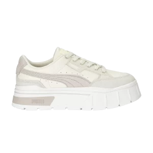 Baskets Puma Wmns Mayze Stack Luxe 'Marshmallow Marble' Zephyr/Marble 389853 01