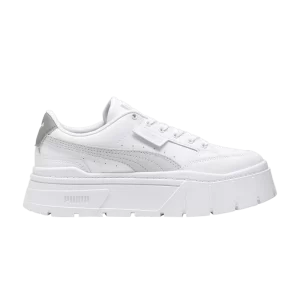 Puma Wmns Mayze Stack 'White Stormy Slate' Baskets Blanc/Storm Slate 384363 18