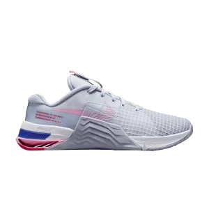 Nike Wmns Metcon 8 'Gris Medium Soft Pink' Gris football/Bleu murmure/Rose bébé moyen/Blanc DO9327 005