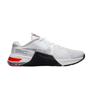 Nike Wmns Metcon 8 'Blanc Noir Rouge' Blanc/Voile/Blanc sommet/Gris fumée clair DO9327 102