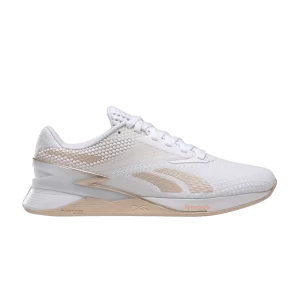 Baskets Reebok Wmns Nano X3 'White Soft Ecru' Chaussures blanc/Soft écru/Aura orange HP6058