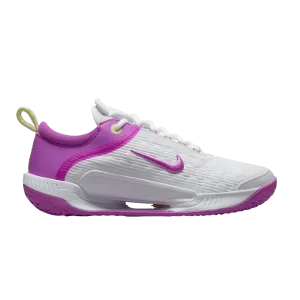 Baskets Wmns NikeCourt Air Zoom NXT HC 'White Fuchsia Dream' Blanc/Citron Shade/Citron Shade/Fuchsia Dream DV3282 100