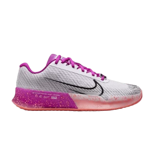 Femme NikeCourt Air Zoom Vapor 11 Premium HC 'NYC Tournament Pack' Raisin à peine/Raisin brillant/Mangue sauvage clair/Argent métallique FQ7266 500