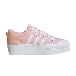 adidas Wmns Nizza Platform 'Acid Orange Pink' Baskets Blanc Nuage/Rose Pur/Orange Acide IG5050