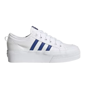 adidas Wmns Nizza Platform 'White Semi Lucid Blue' Baskets Blanc Nuage/Bleu Translucide/Noir Couleur HQ1909