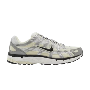 Nike Wmns P-6000 'Coconut Milk Metallic Silver' Baskets Lait de coco/Noir/Blanc sommet/Argent métallique FV6603 100
