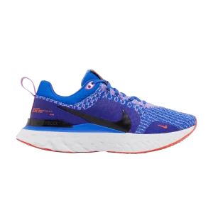 Nike Wmns React Infinity Run Flyknit 3 'Racer Blue Crimson' Bleu/Fuchsia de rêve/Cramoisi brillant/Noir DZ3016 400