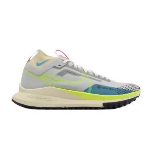 Nike Wmns React Pegasus Trail 4 GORE-TEX 'Wolf Grey Volt' Gris loup/Vert stade/Bleu Baltique/Volt DJ7929 002
