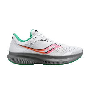 Baskets Saucony Wmns Ride 16 'White Pink Gravel' Blanc/Gravel S10830 85