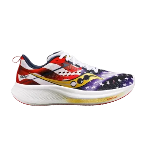 Saucony Wmns Ride 17 'Stars & Stripes' Baskets Étoiles/Rayures S10924 76