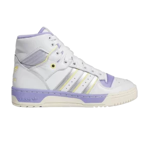 adidas Wmns Rivalry High 'White Silver Lilac' Baskets Blanc Cristal/Argent Métallique/Blanc Crème HQ4428