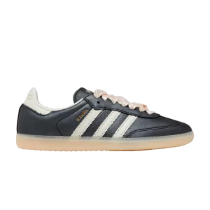 adidas Wmns Samba 'Black Wonder Quartz Ribbon Laces' Baskets Noir/Blanc/Wonderful Quartz IH8047
