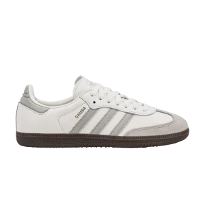 adidas Wmns Samba OG 'White Granite' Baskets Blanc Nuage/Pure Granite/Or Métallique JH6479