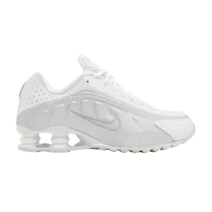 Nike Wmns Shox R4 'White Metallic' 2024 Blanc/Argent métallique/Orange max/Blanc AR3565 101 24
