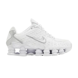 Nike Wmns Shox TL 'White Silver' 2023 Blanc/Argent Métallique/Orange Max AR3566 100 23