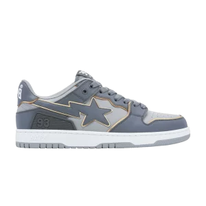 Baskets BAPE Wmns Sk8 Sta #3 L 'Gray Gold 'Gris 1J30291025 GRY