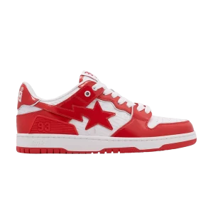 Baskets BAPE Wmns Sk8 Sta #5 'Luxury Sport Monogram – Rouge 'Rouge 1J20291003 ROUGE