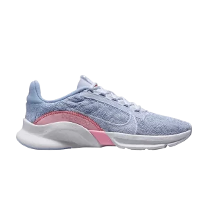 Nike Wmns SuperRep Go 3 Flyknit Next Nature 'Football Gris Rose' Gris football/Cobalt Bliss/Hyper Royale/Blanc sommet DH3393 005