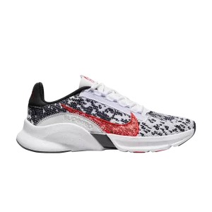 Nike Wmns SuperRep Go 3 Flyknit Next Nature 'Blanc Picante Rouge 'Blanc/Noir/Photon Dust/Spicy Rouge DH3393 105