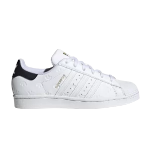 adidas Wmns Superstar 'Allover Debossed Trefoils - Blanc Noir 'Nuage blanc/Nuage blanc/Couleur noir HQ1936