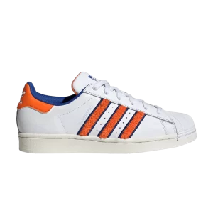 adidas Wmns Superstar 'White Orange Royal Chenille' Baskets Blanc Nuage/Orange/Bleu Royal IF7610