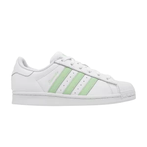 adidas Wmns Superstar 'White Semi Green Spark' Baskets Blanc Nuage/Demi-Vert Spark/Blanc Nuage IE3005