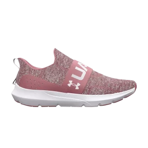 Under Armour Wmns Surge 3 Slip 'Pink Elixir' Baskets Elixir Rose/Argent Métallique 3026507 601