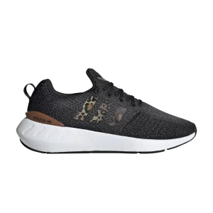 adidas Wmns Swift Run 22 'Leopard' Baskets Couleur noire/Couleur noire/Marron sauvage GY9451