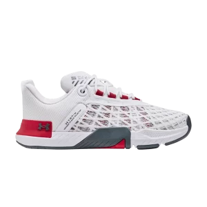 Under Armour Wmns TriBase Reign 5 'White Chakra' Baskets Blanc/Chakras/Gravel 3026022 104