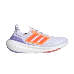adidas Wmns UltraBoost Light 'Blanc Rouge Solaire' Nuage Blanc/Rouge Ensoleillé/Rayon Rose HQ6354