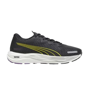 Puma Wmns Velocity Nitro 2 GORE-TEX 'Black Yellow Burst' Baskets Noir/Violet Pop/Jaune Burst 377508 04