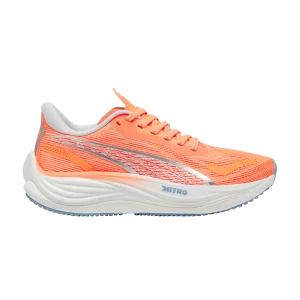Baskets Puma Wmns Velocity Nitro 3 'Neon Citrus Silver 'Neon Citrus/Argent/Silver Mist 377749 06