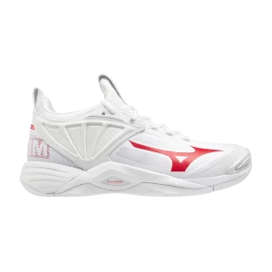 Mizuno Wmns Wave Momentum 2 'Blanc Rouge' Baskets Blanc/Rouge 430294 0010