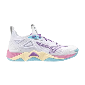 Mizuno Wmns Wave Momentum 3 'White Peace Blue' Baskets Blanc/Bleu monde 430320 00PE