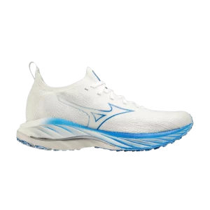 Mizuno Wmns Wave Neo Wind 'Undyed White Piece Blue' Baskets Non Peintes Blanc/Pièce Bleu 411368 01PE