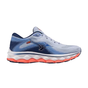 Baskets Mizuno Wmns Wave Sky 7 'Blue Heron Silver 'Bleu Heron/Argent 411413 6Q73