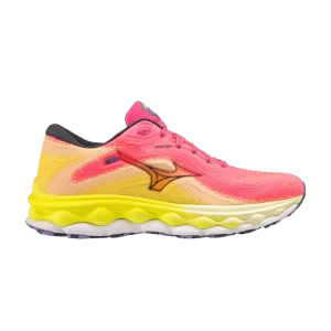 Baskets Mizuno Wmns Wave Sky 7 'High Vis Pink 'Haute protection rose/bleu ombre 411413 1VRE