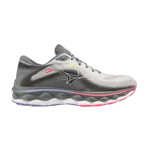 Mizuno Wmns Wave Sky 7 'Pearl Blue White' Baskets Bleu Perle/Blanc 411413 5F00